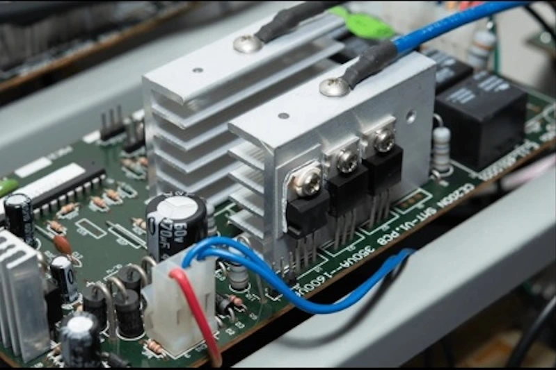 Bild komponentområden PCB Powersupply